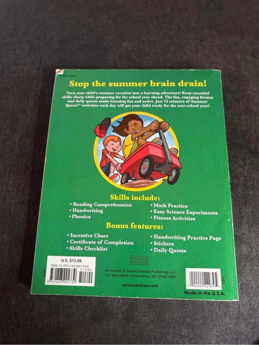 Summer Quest! Summer Workbook